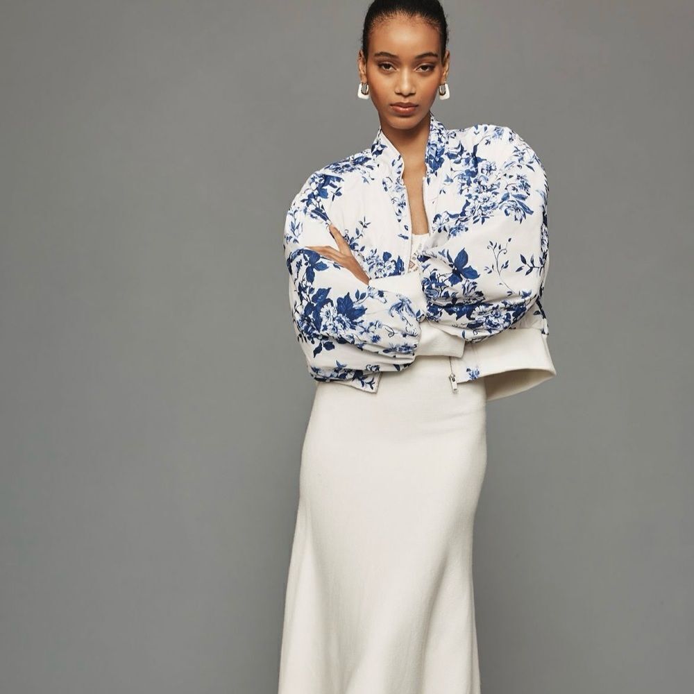 Anthropologie | By Anthropologie Cropped Bomber Jacket | Size: XS PETITE - Picture 4 of 7